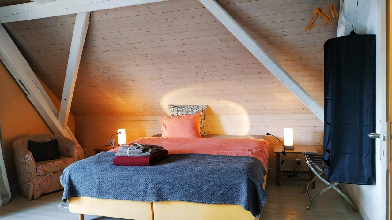 Blue Wall Bnb Gebenstorf Bagian luar foto